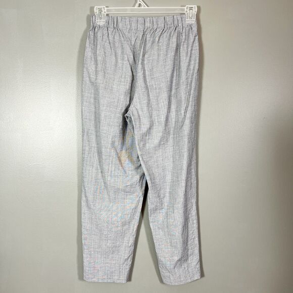 Lafayette 148 Murray Pants S Wool Linen Elastic Pull On Crop Old Money Heritage - Picture 2 of 9